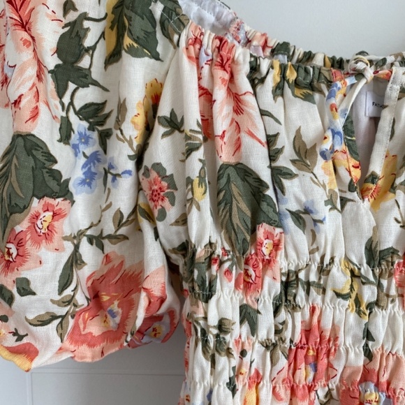 Faithfull the brand mini linen dress - Picture 3 of 3